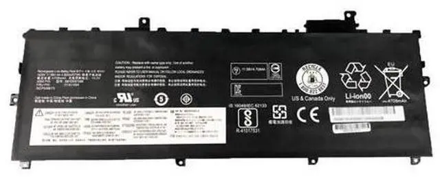 Main image of SB10K97586 (11.58V 57Wh 4920mAh) Laptop Battery Replacement for Lenovo ThinkPad X1 Carbon 5th Gen 2017 6th 2018 Series 01AV494 01AV429 01AV430 01AV431 SB10K97587 SB10K97588