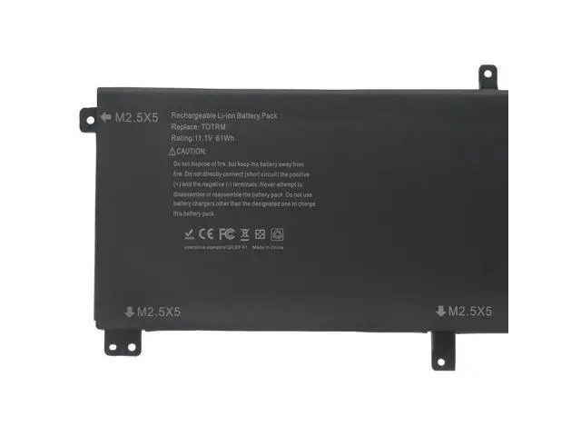 Alt view image 2 of 4 - 61Wh TOTRM battery for dell XPS 15 9530 Precision M3800