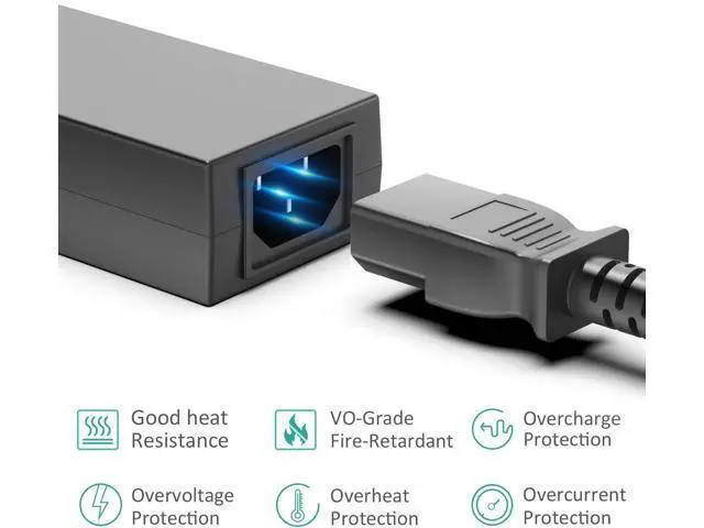 Alt view image 4 of 5 - KFD 19.5V 11.8A 230W AC Adapter for NUC X15 9 Extreme MSI GS66 GS65 GS76 GS75 A17-230P1A Gigabyte Razer Blade Stealth RZ09 Gaming Laptop Charger Minisforum MS-01 GMKtec EVO-X2 Mini PC Power Supply