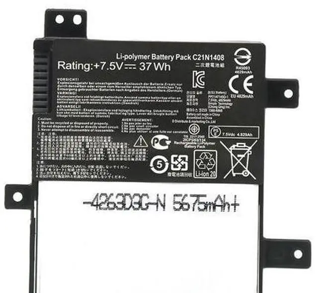 Main image of 37Wh C21N1408 for Asus Vivobook 4000 MX555 V555L V5555LB V555