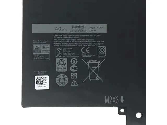 Alt view image 2 of 4 - 40Wh DGGGT battery for dell XPS 11 (9P33) XPS11-1308 XPS11-1508