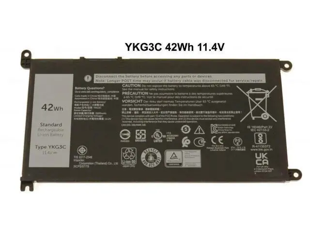 Main image of 42WH YKG3C battery for DELL OEM Original Chromebook 3110