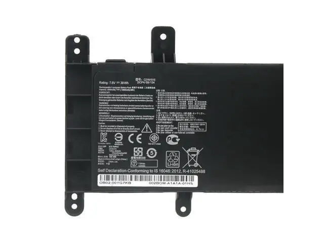 Alt view image 2 of 4 - 38Wh C21N1515 for Asus VivoBook X756 X756UA X756UJ X756