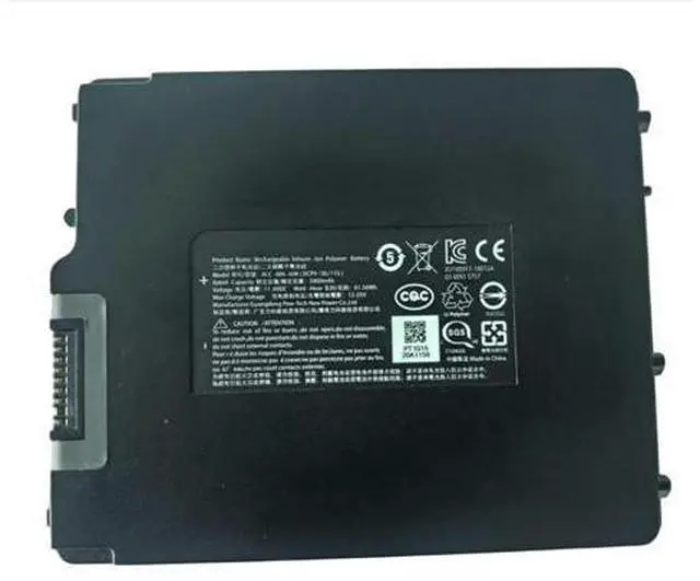 Main image of New ACC-006-60K 61.56Wh 11.4V Li-ion Battery for DT Research DT301T DT311T Tablets Replaces 60W Rugged Tablet Battery Hot-Swappable Grade A Cells