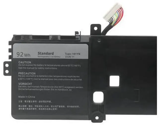 Main image of 92Wh 191YN battery for dell ALIENWARE 15 R1 / 15 R2 8-CELL
