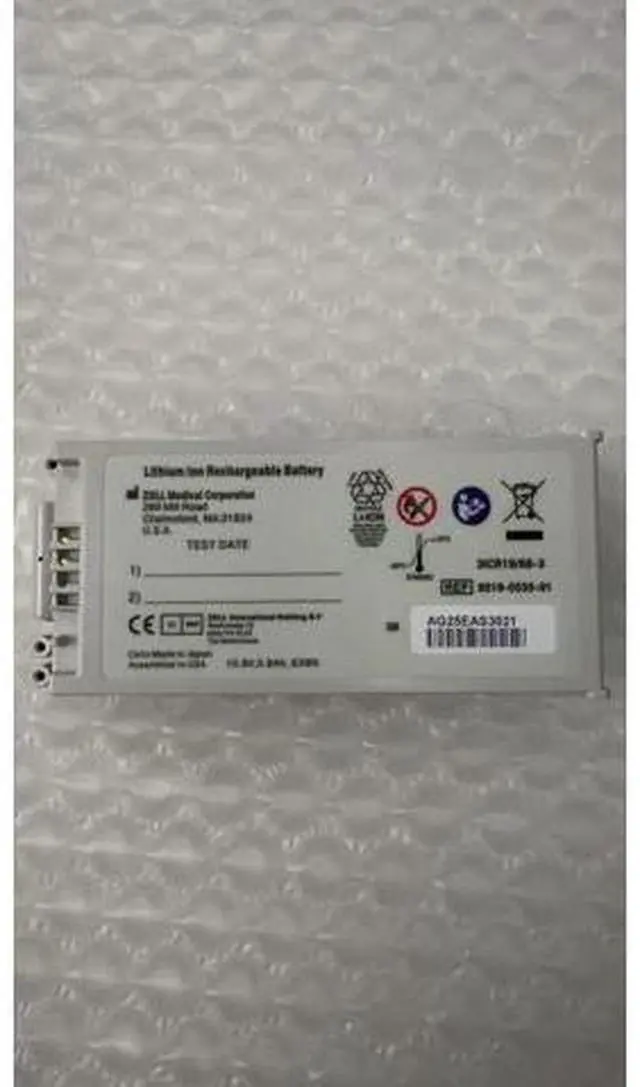 Main image of 8019-0535-01 Battery for ZOLL R Series Defibrillator | Also Compatible with E Series | 10.8V 5.8Ah 63Wh High-Capacity