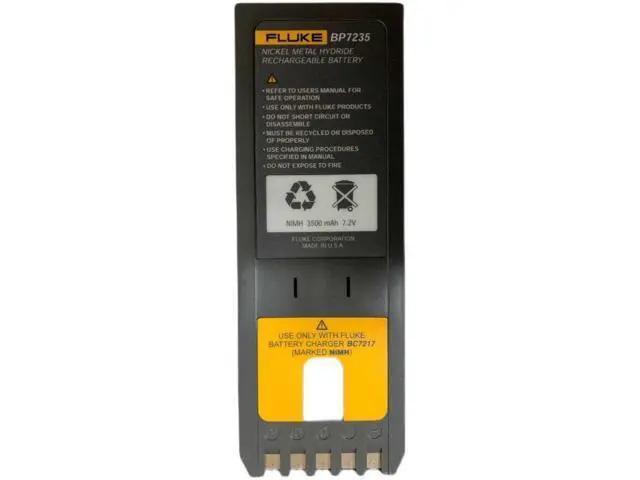 Alt view image 2 of 3 - BP7235 Ni-MH Battery Pack for Fluke Calibrators - 7.2V 3500mAh Replacement for Models 700 & 740, Upgrades Older BP7217 Ni-Cd Battery