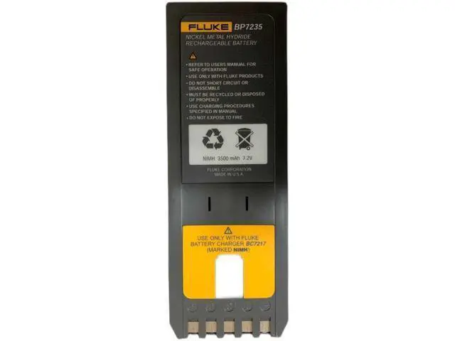Alt view image 3 of 3 - BP7235 Ni-MH Battery Pack for Fluke Calibrators - 7.2V 3500mAh Replacement for Models 700 & 740, Upgrades Older BP7217 Ni-Cd Battery