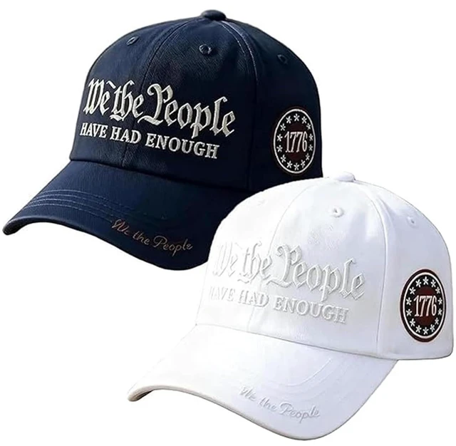 Main image of We The People Hat, We The People Have Had Enough Hat Patriotic Baseball Cap, Embroidered Hats Caps for Men Women