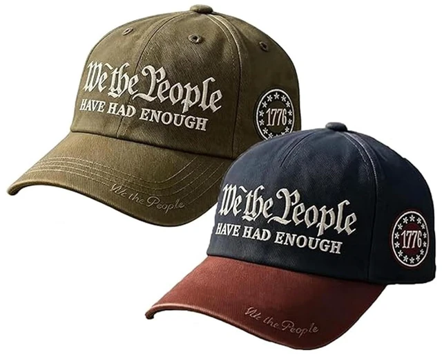 Main image of We The People Hat, We The People Have Had Enough Hat Patriotic Baseball Cap, Embroidered Hats Caps for Men Women