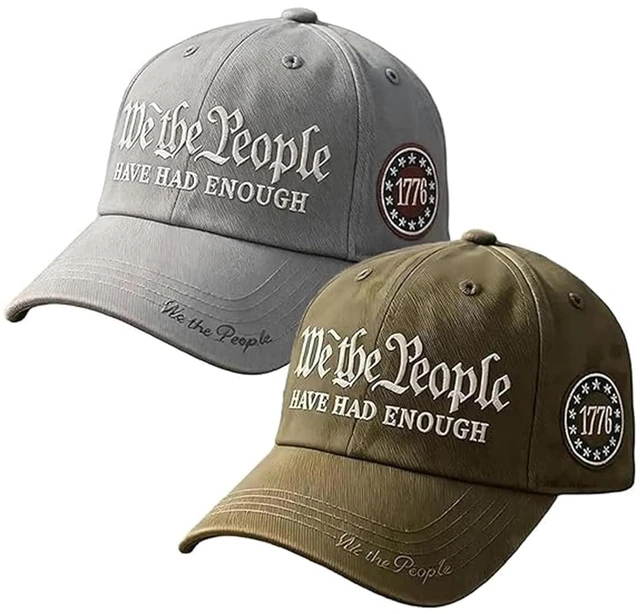Main image of We The People Hat, We The People Have Had Enough Hat Patriotic Baseball Cap, Embroidered Hats Caps for Men Women