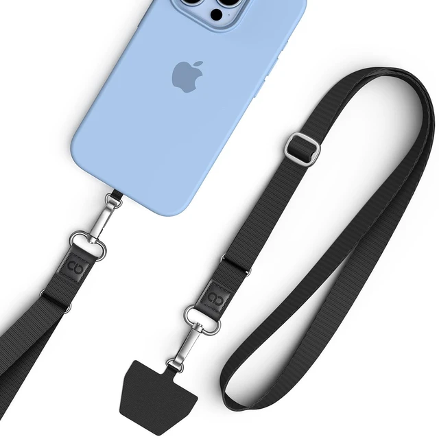 Main image of Phone Lanyard Crossbody, Wide Adjustable Anti-Theft Strap 2 Pack