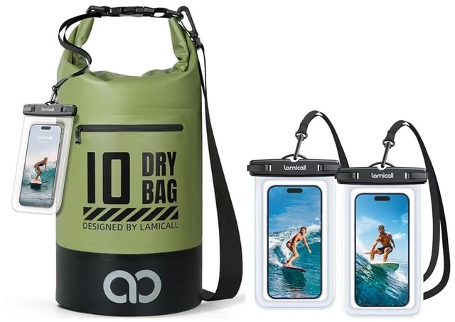 Main image of Dry Bag Waterproof Backpack & Waterproof Phone Pouch Case