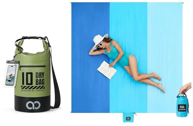 Main image of Waterproof Dry Bag Beach Blanket Sandproof Waterproof