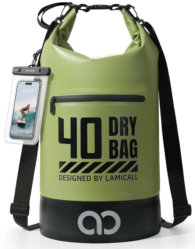 Main image of Dry Bag Waterproof Backpack with Phone Pouch 5L/10L/20L/30L/40L