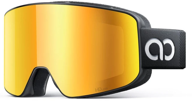 Main image of Ski Goggles with 3X Anti-Fog - 100% UV Protection, OTG, Gifts for Skiing, Snowboard, Snowmobile, Men, Women