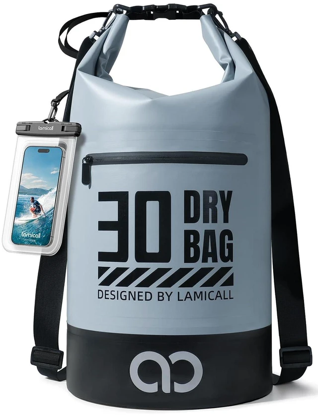 Main image of Dry Bag Waterproof Backpack with Phone Pouch 5L/10L/20L/30L/40L