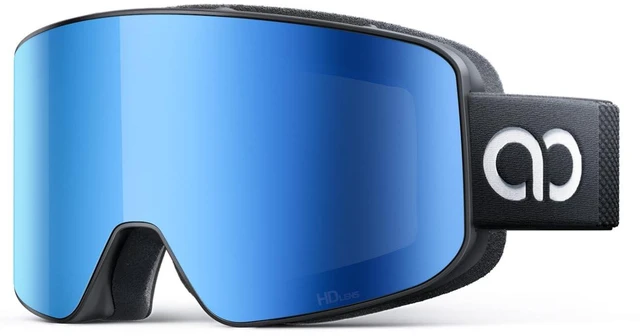 Main image of Ski Goggles with 3X Anti-Fog - 100% UV Protection, OTG, Gifts for Skiing, Snowboard, Snowmobile, Men, Women