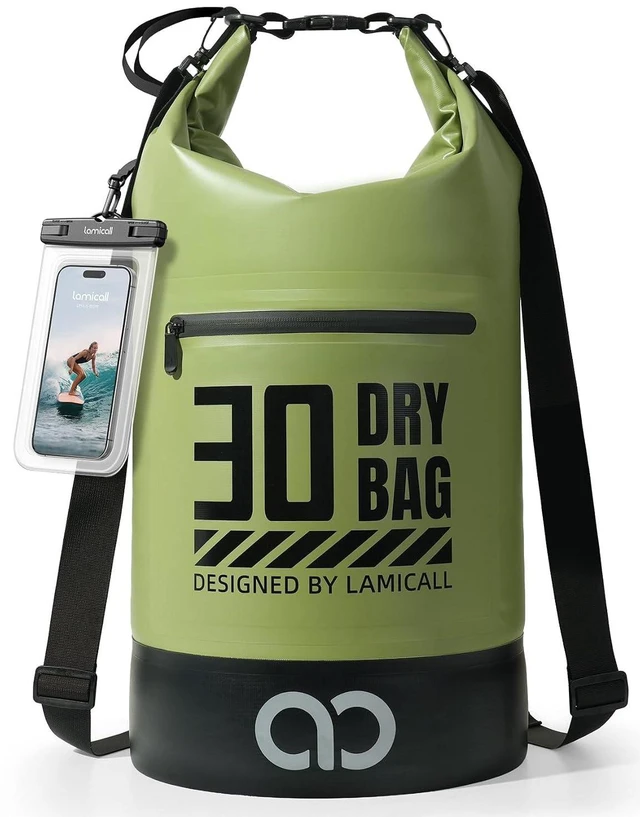 Main image of Dry Bag Waterproof Backpack with Phone Pouch 5L/10L/20L/30L/40L