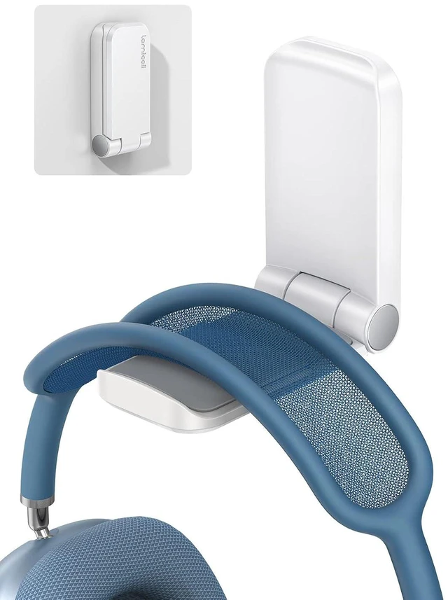 Main image of Headphone Stand, Sticky Headset Hanger, Adhesive Headphone Holder