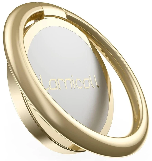 Main image of Gold Phone Ring Stand, Universal Cell Phone Grip Cradle