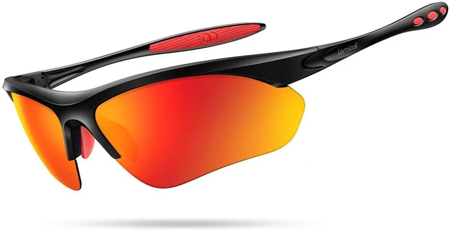 Main image of 22g Polarized Sports Sunglasses for Men Women - UV400 Protection Sun Glasses for Running Cycling Baseball Driving