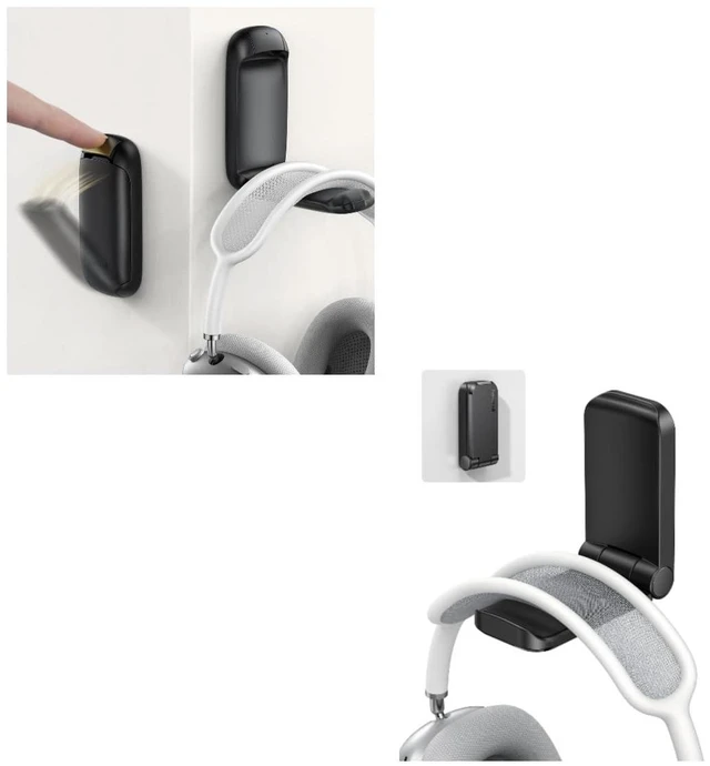 Main image of Headphone Stand, Sticky Headset Hanger