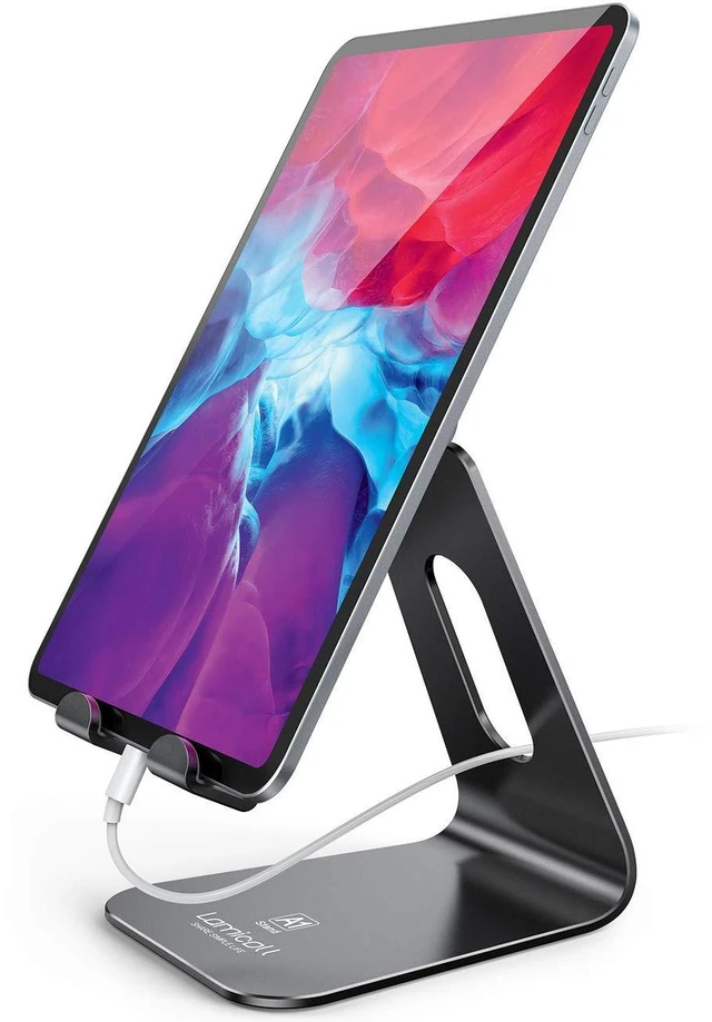 Main image of Tablet Stand Holder for Desk - Adjustable Stand for 4-13" Tablets