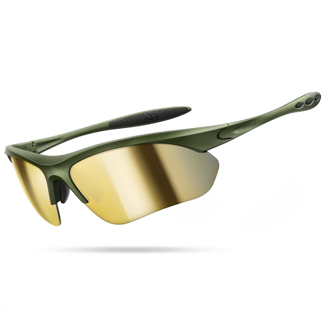 Main image of 22g Polarized Sports Sunglasses for Men Women - UV400 Protection Sun Glasses for Running Cycling Baseball Driving
