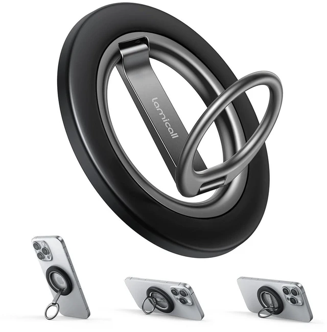 Main image of for MagSafe Magnetic Phone Ring Grip - 360° Rotation Stand Holder