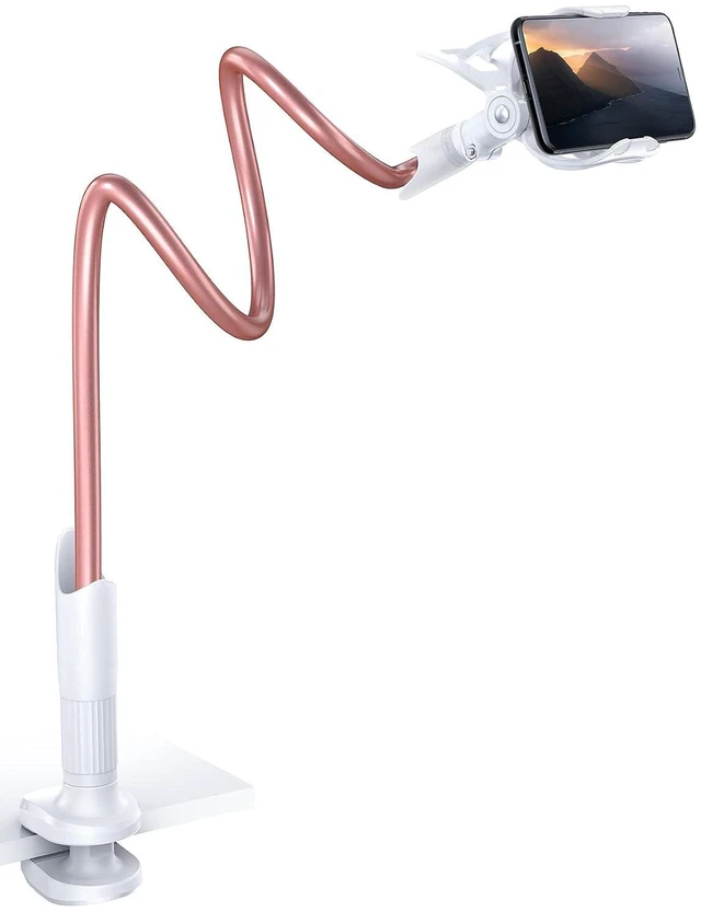 Main image of Gooseneck Bed Phone Holder 33.4" Full Adjustable Flexible Arm