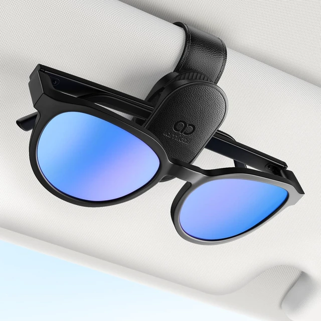 Main image of Sunglasses Holder for Car Visor 1s One-Hand Access Never Fall