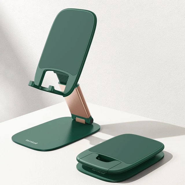 Main image of Ultra-Thin Phone Stand, Green Office Desk Decor Accessories