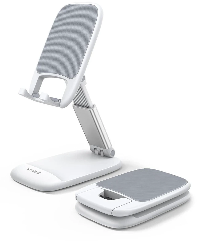 Main image of White Cell Phone Stand for Desk, Phone Holder