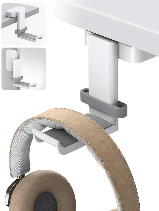 Main image of Headphone Stand Adhesive Rotatable Headset Earphone Hanger Hook
