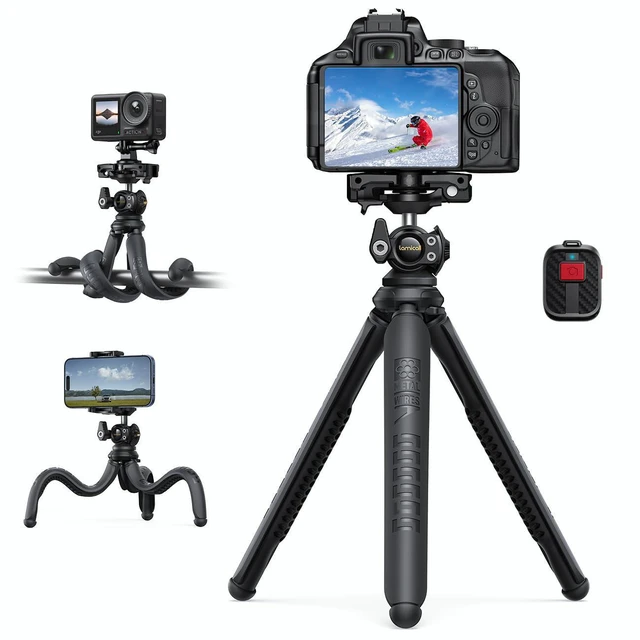 Main image of Tripod for Camera with Wireless Remote 8-Strand Aluminum Core