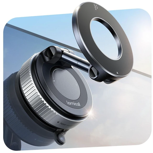 Main image of for MagSafe Car Mount 70LBS Vacuum Dash& Windshield GPS Units