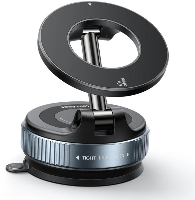 Main image of for MagSafe Car Mount 70LBS Vacuum Suction Dashboard & Windshield