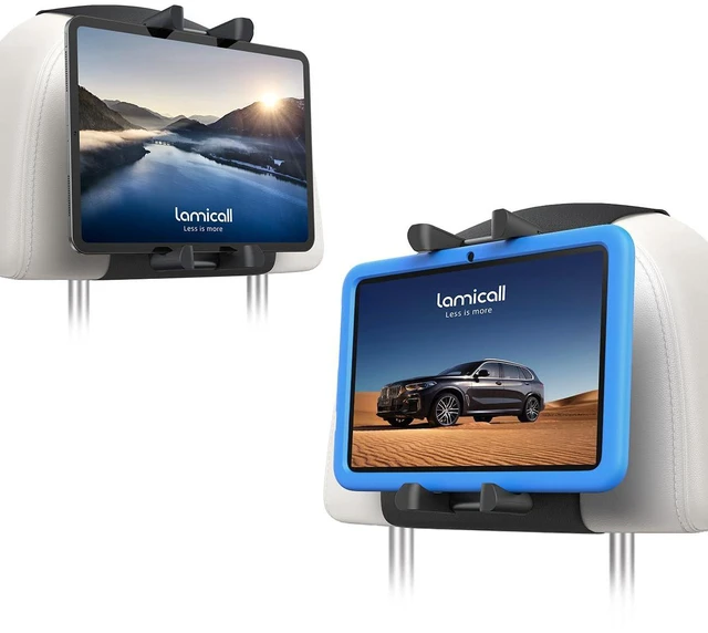 Main image of 2 Pack Tablet Holder for Car Headrest, Thick Case Friendly