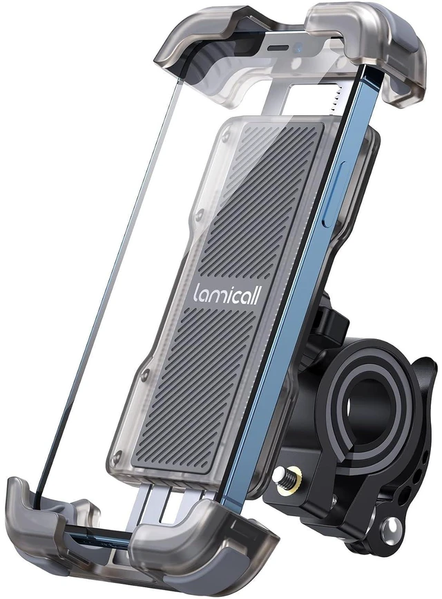 Main image of Bike Phone Mount Holder - Motorcycle Adjustable Clamp for 4.7-6.8" iPhone