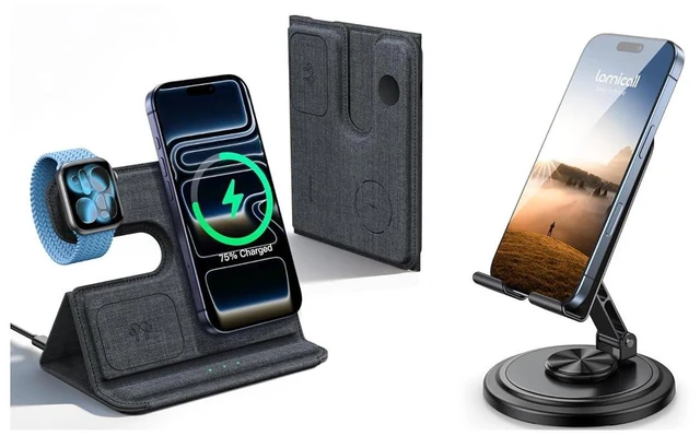 Main image of 3 in 1 Charging Station for Apple & Phone Stand