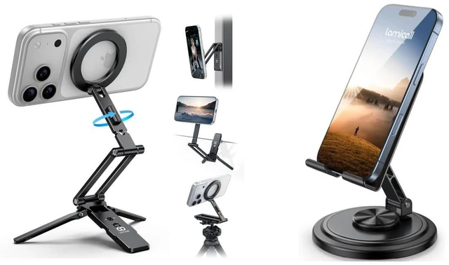 Main image of for MagSafe Tripod Stand & Cell Phone Stand for Desk