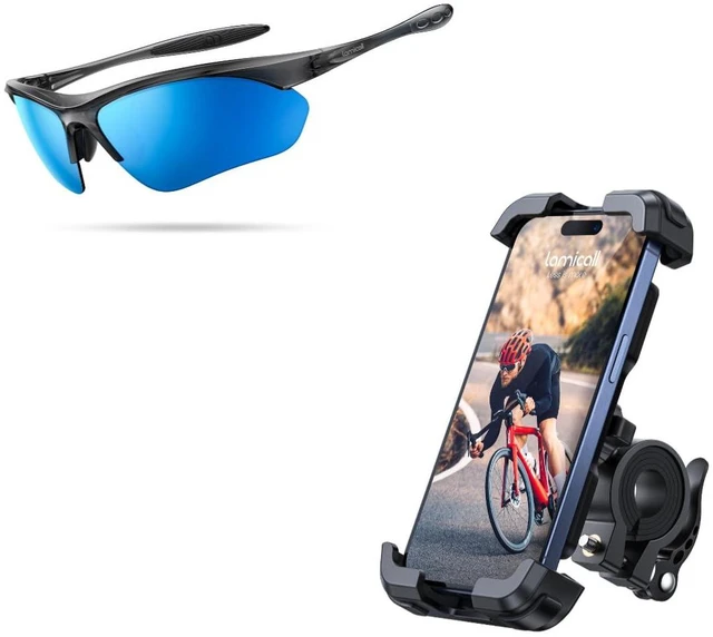 Main image of Bike Phone Mount + 22g Polarized Sports Sunglasses for Men Women