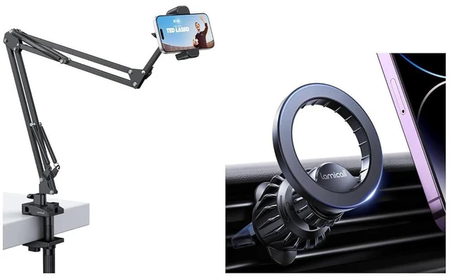 Main image of Phone Holder for Bed & for MagSafe Car Mount Vent