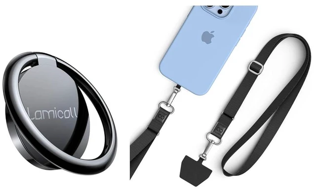Main image of Cell Phone Lanyard Crossbody 2 Pack & Cell Phone Ring Holder