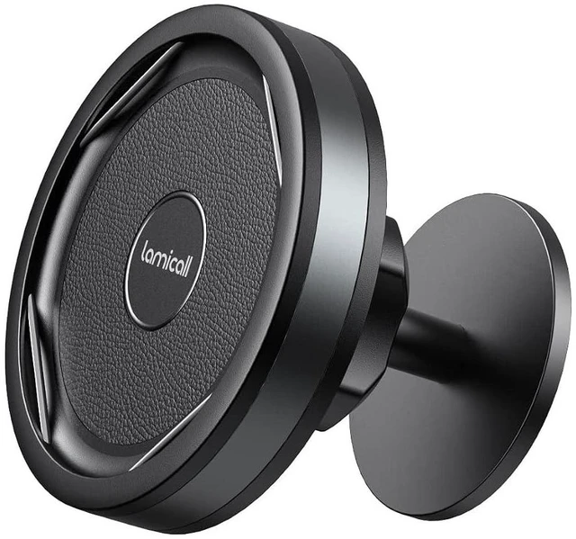 Main image of All Lock Wall Phone Mount for iPhone, Black, 3M VHB Adhesive, Holds Phone in Portrait or Landscape Mode