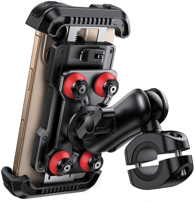 Main image of Motorcycle Phone Mount Holder with Dual Vibration Dampener