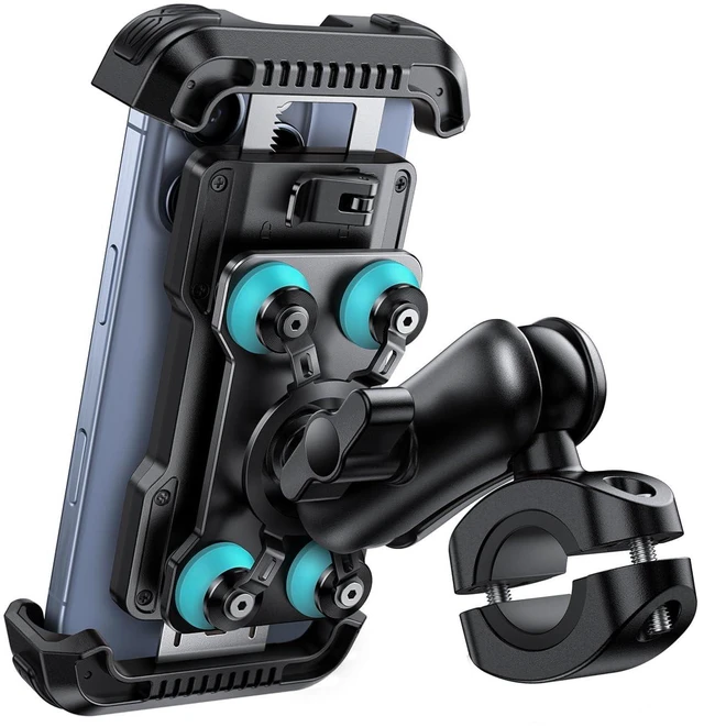 Main image of Motorcycle Phone Mount Holder with Dual Vibration Dampener