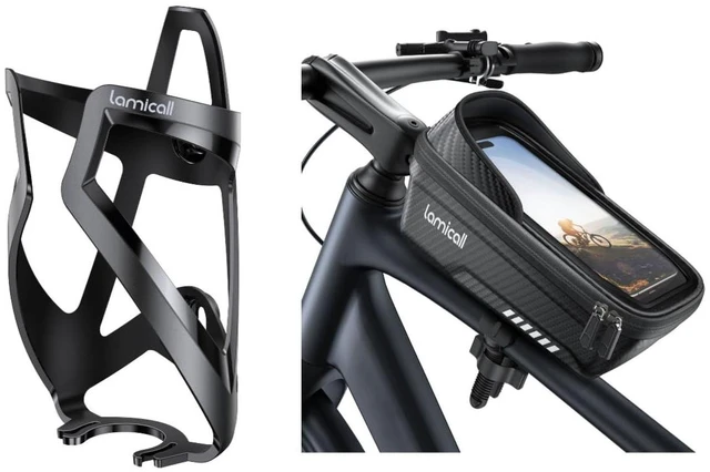 Main image of Bike Frame Bag Waterproof + Bike Water Bottle Holder