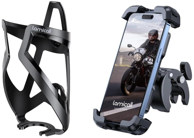 Main image of Motorcycle Phone Mount + Bike Water Bottle Holder